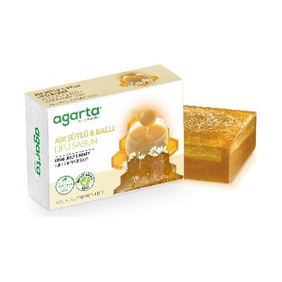 Мыло Agarta Натуральное маточное молочко-медово-волокнистое 150 гр