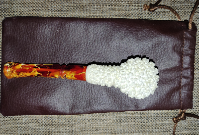 Курительная мини трубка из сепиолита (морская пенка, meerschaum) А014