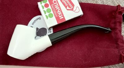 Курительная мини трубка из сепиолита (морская пенка, meerschaum) АG-27
