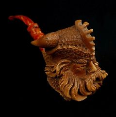 Курительная трубка из сепиолита Пират / Викинг