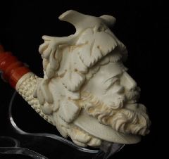 Пенковая курительная трубка Bachus