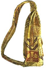 Рюкзак светлый с элементами турецких ковровых мотивов