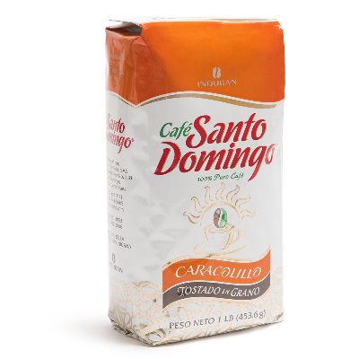 Кофе в зернах Santo Domingo Caracolillo 454 гр.