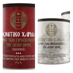 Молотый кофе Афонитико Хармани (Athonitiko Harmani) со специями (темная обжарка)