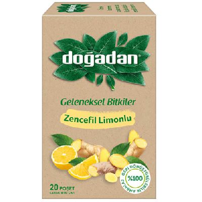 Имбирный чай с лимоном 20 пакетиков DOGADAN