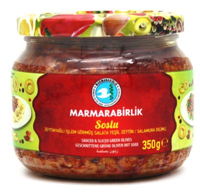 Соус из зеленых оливок со специями Marmarabirlik 350гр