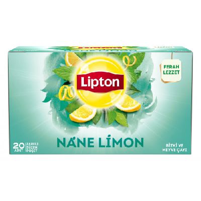 Мятно-лимонный чай 20 пакетиков LIPTON