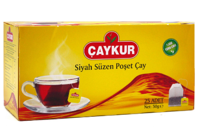 Пакетированный турецкий черный чай Çaykur 25 пакетов