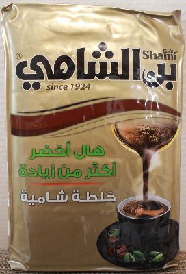 Кофе Шами (AlShami) с кардамоном 20% 500 гр (золотой)