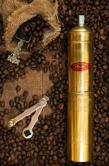 Кофемолка турецкая традиционная (Brass Long Coffee Mill) Sozen